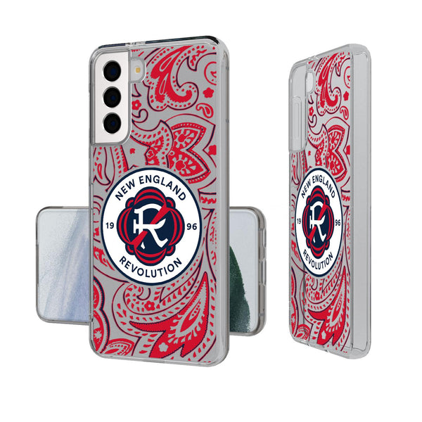 New England Revolution  Paisley Galaxy Clear Case