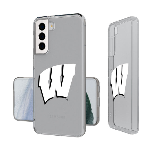 Wisconsin Badgers Insignia Galaxy S20 Clear Slim Case