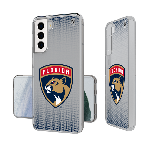 Florida Panthers Linen Galaxy Clear Phone Case