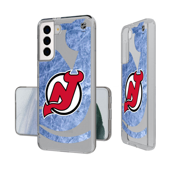 New Jersey Devils Ice Tilt Galaxy S20 Clear Slim Case