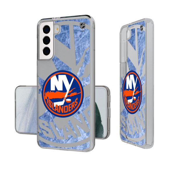 New York Islanders Ice Tilt Galaxy S20 Clear Slim Case