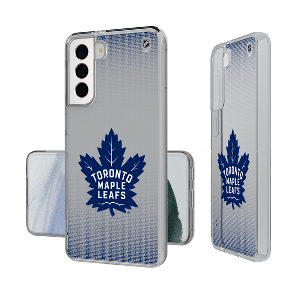 Toronto Maple Leafs Linen Galaxy Clear Phone Case