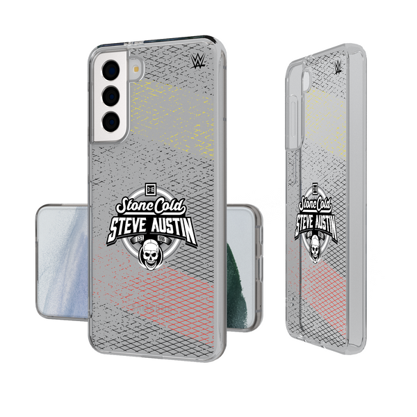 Stone Cold Steve Austin Steel Galaxy Clear Phone Case
