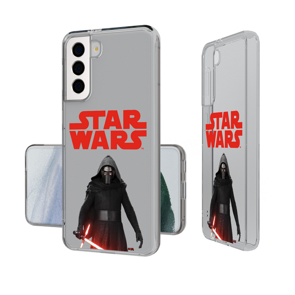 Star Wars Kylo Ren Color Block Galaxy Clear Phone Case
