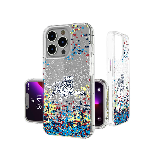 Jackson State Tigers Confetti iPhone Glitter Case