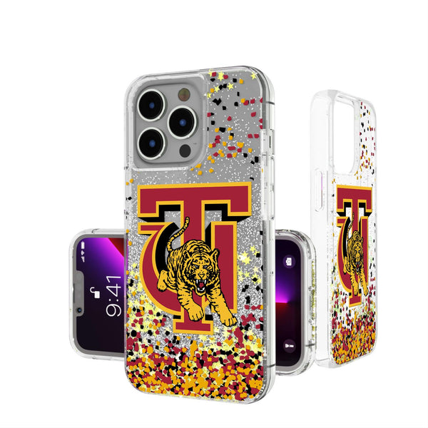 Tuskegee Golden Tigers Confetti iPhone Glitter Case