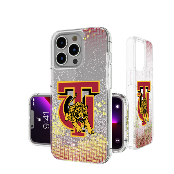 Tuskegee Golden Tigers Linen iPhone Glitter Phone Case