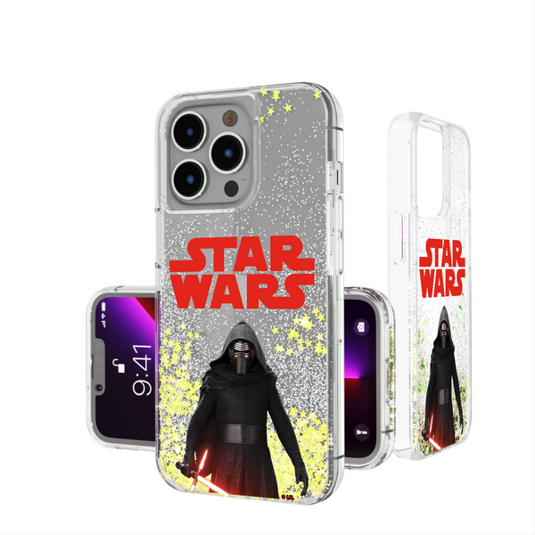 Star Wars Kylo Ren Color Block iPhone Glitter Phone Case