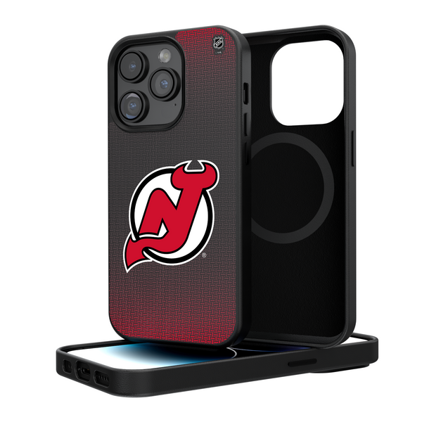 New Jersey Devils Linen iPhone Magnetic Phone Case