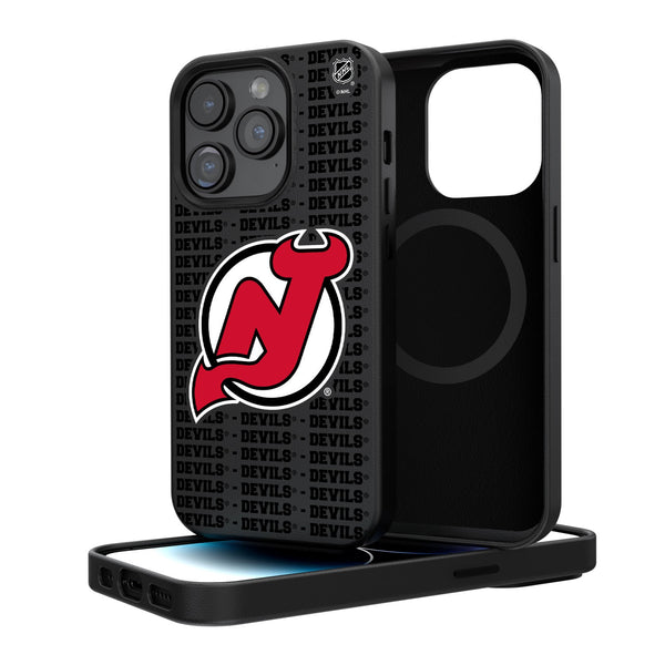 New Jersey Devils Blackletter iPhone Magnetic Case