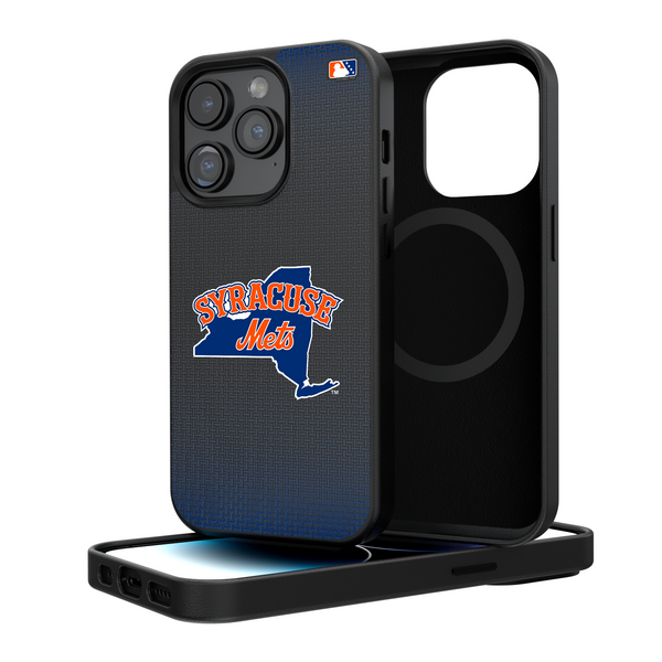 Syracuse Mets Linen iPhone Magnetic Phone Case