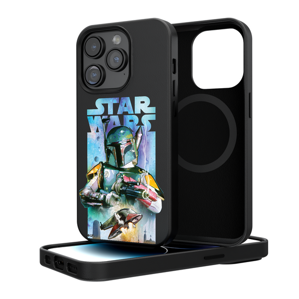Star Wars Boba Fett Portrait Collage iPhone Magnetic Phone Case