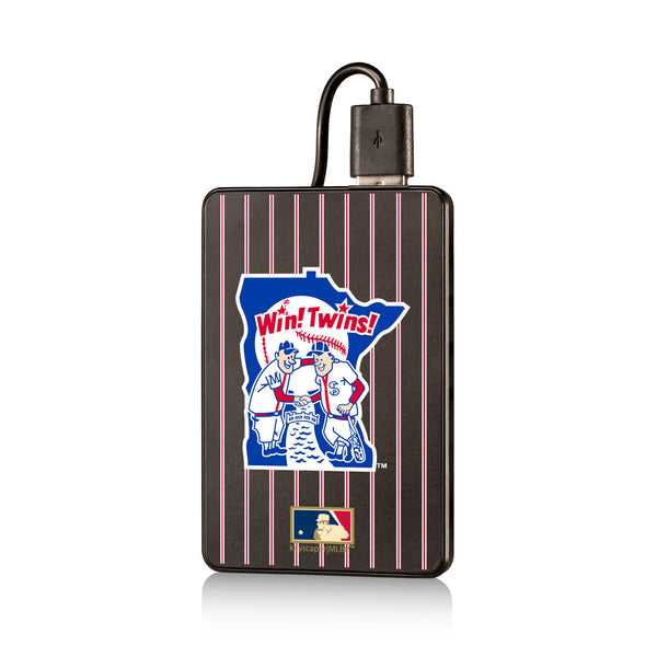 Minnesota Twins 1976-1986 - Cooperstown Collection Pinstripe 2200mAh Credit Card Powerbank