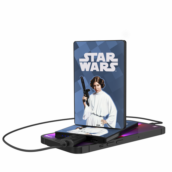 Star Wars Princess Leia Organa Color Block 2500mAh Credit Card Powerbank