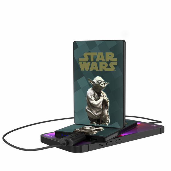 Star Wars Yoda Color Block 2500mAh Credit Card Powerbank