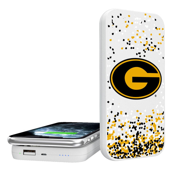 Grambling State  Tigers Confetti 5000mAh Portable Wireless Charger