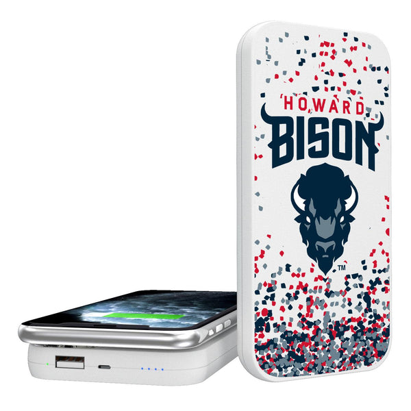 Howard Bison Confetti 5000mAh Portable Wireless Charger