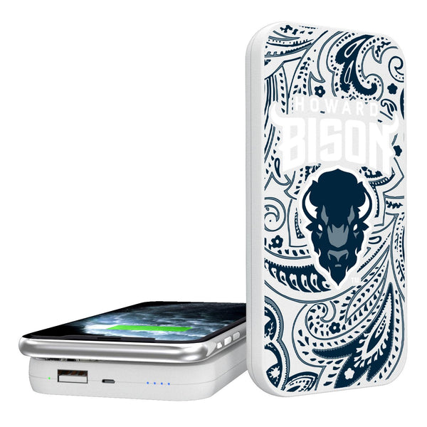Howard Bison Paisley 5000mAh Portable Wireless Charger