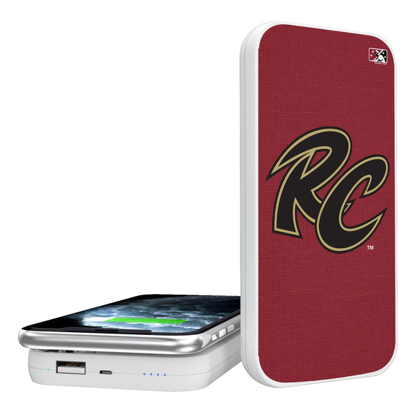 Sacramento River Cats Solid 5000mAh Portable Wireless Charger