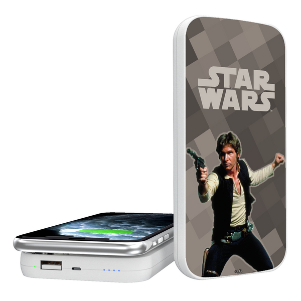 Star Wars Han Solo Color Block 5000mAh Portable Wireless Charger