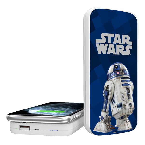 Star Wars R2D2 Color Block 5000mAh Portable Wireless Charger