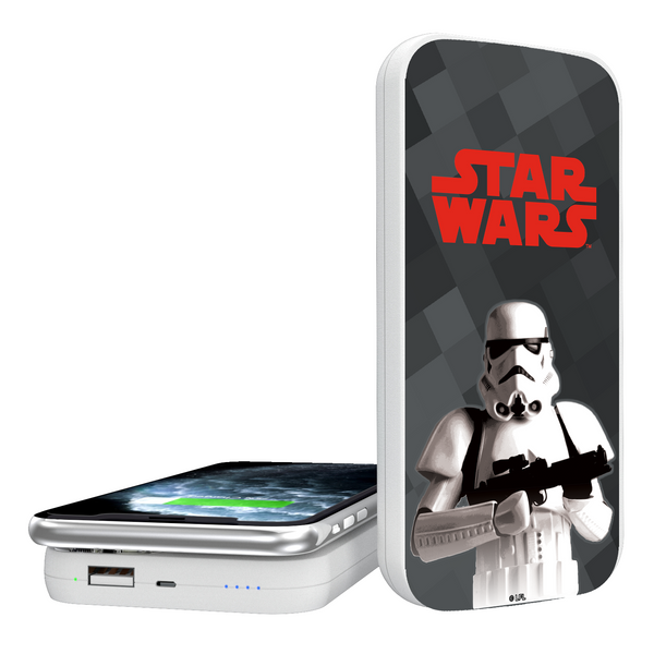 Star Wars Stormtrooper Color Block 5000mAh Portable Wireless Charger