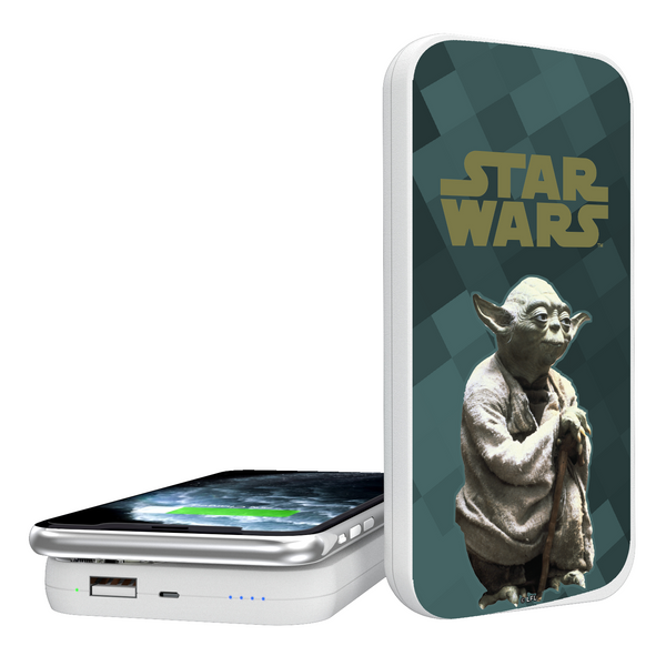 Star Wars Yoda Color Block 5000mAh Portable Wireless Charger