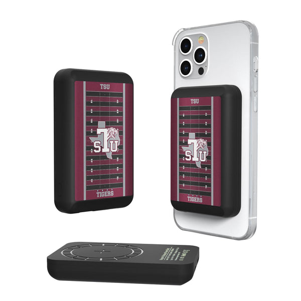 Texas Southern Tigers Field Wireless Mag Power Bank
