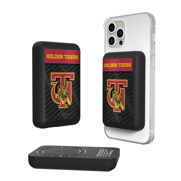 Tuskegee Golden Tigers Endzone Plus Wireless Mag Power Bank