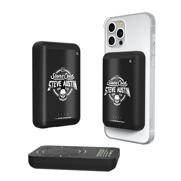 Stone Cold Steve Austin Clean Wireless Mag Power Bank