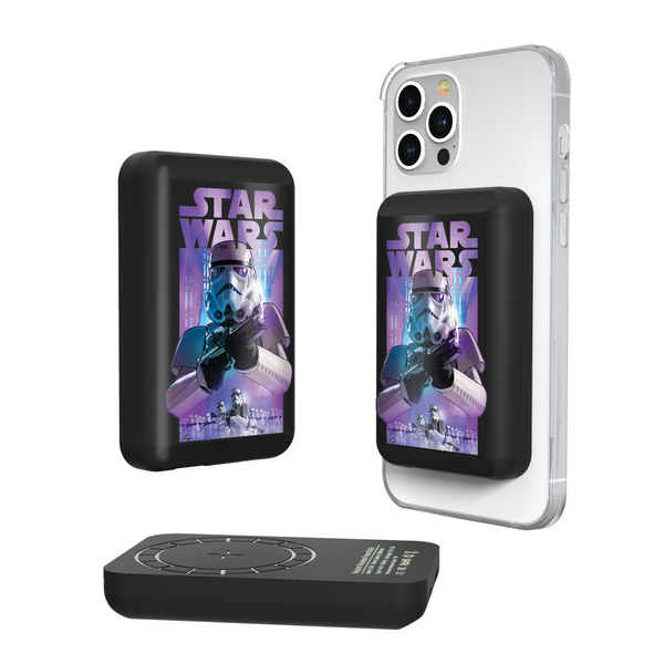 Star Wars Stormtrooper Portrait Collage Wireless Mag Power Bank