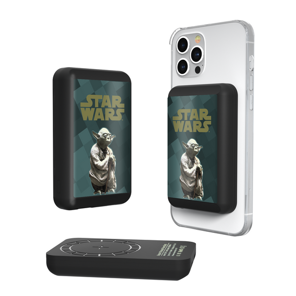 Star Wars Yoda Color Block Wireless Mag Power Bank