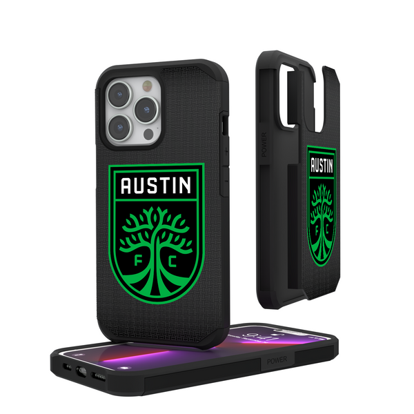 Austin FC  Linen iPhone Rugged Phone Case