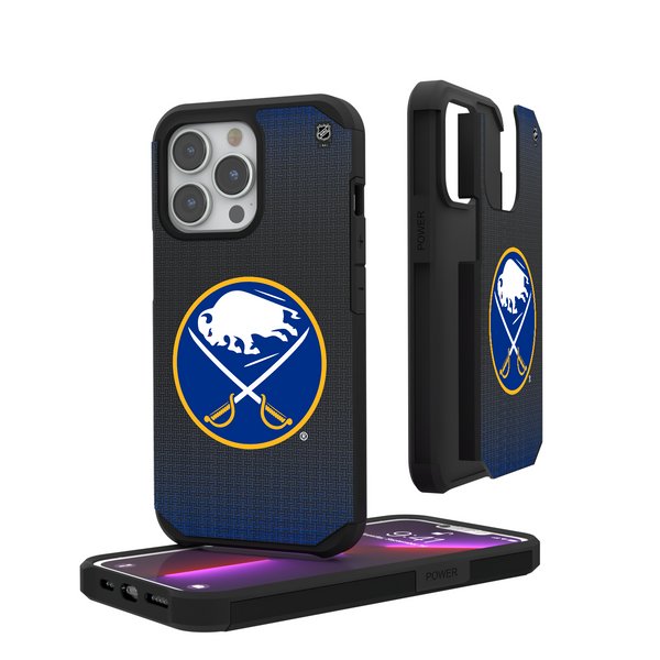 Buffalo Sabres Linen iPhone Rugged Phone Case