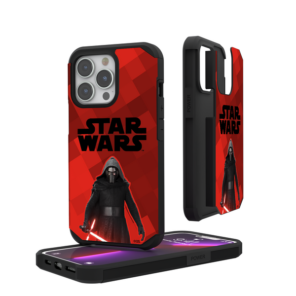 Star Wars Kylo Ren Color Block iPhone Rugged Phone Case