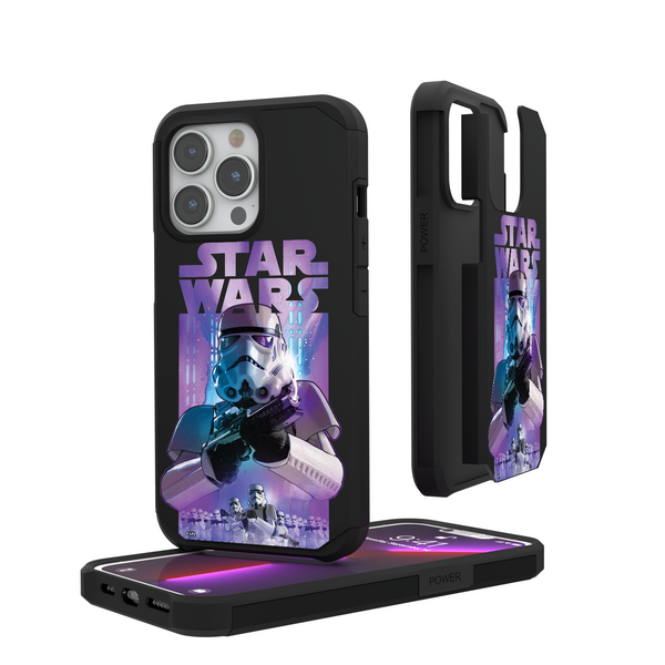 Star Wars Stormtrooper Portrait Collage iPhone Rugged Phone Case