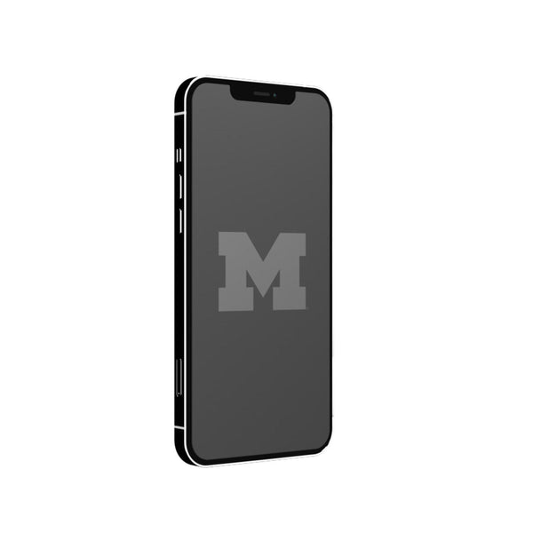 Michigan Wolverines Etched iPhone 11 Pro Max / X Max Screen Protector