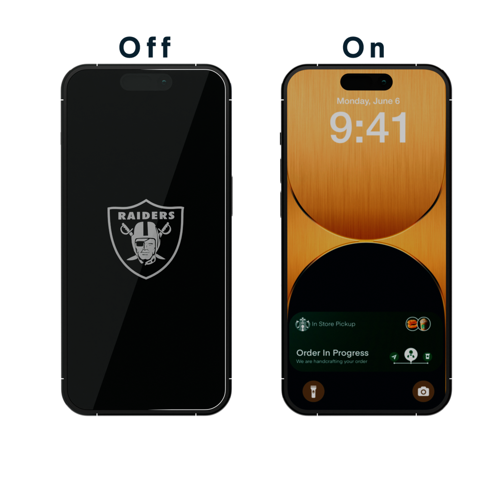 Keyscaper Las Vegas Raiders iPhone Text Backdrop Design Glitter Case, Size: X/XS, Other