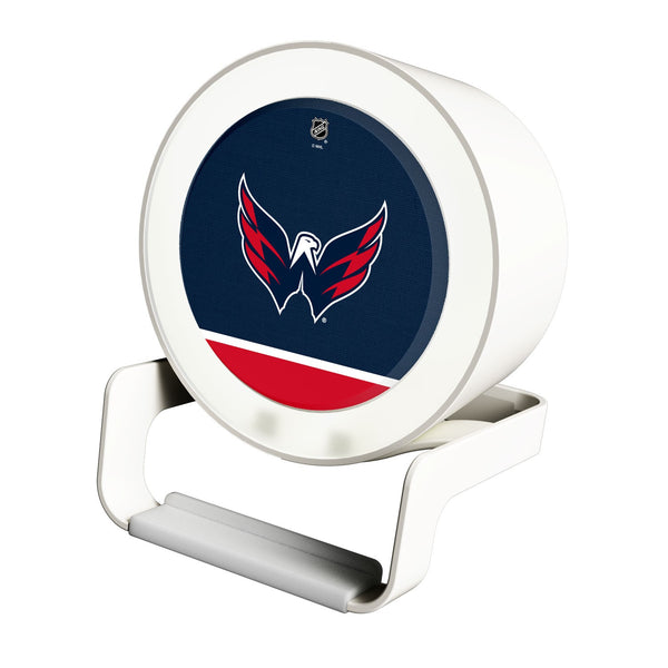 Washington Capitals Solid Wordmark Night Light Charger and Bluetooth Speaker