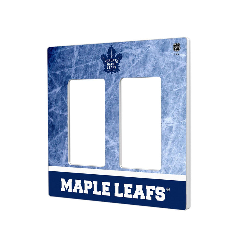 Toronto Maple Leafs Ice Wordmark Hidden-Screw Light Switch Plate