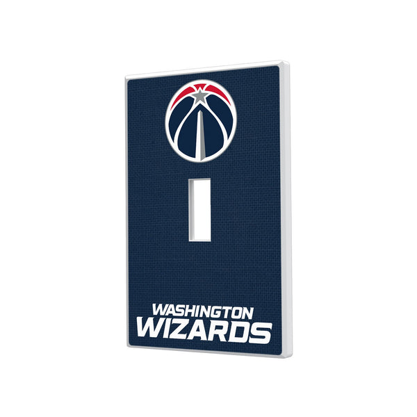 Washington Wizards Solid Hidden-Screw Light Switch Plate - Single Toggle