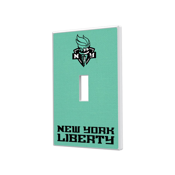 New York Liberty Solid Hidden-Screw Light Switch Plate - Single Toggle