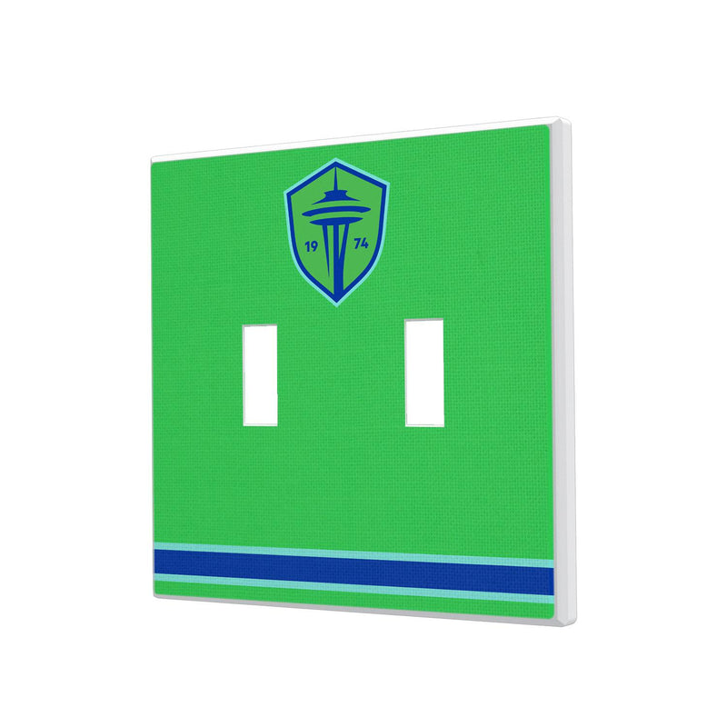 Seattle Sounders FC   Stripe Hidden-Screw Light Switch Plate