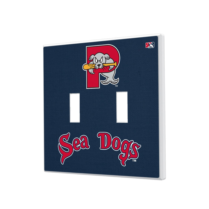 Portland Sea Dogs Solid Hidden-Screw Light Switch Plate - Double Toggle
