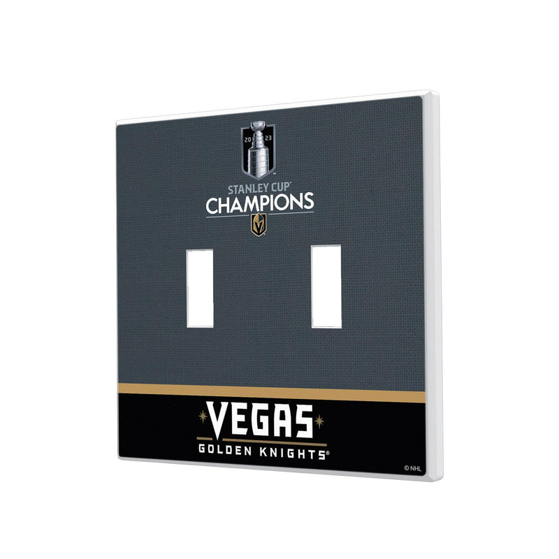 Vegas Golden Knights Solid Wordmark Hidden-Screw Light Switch Plate