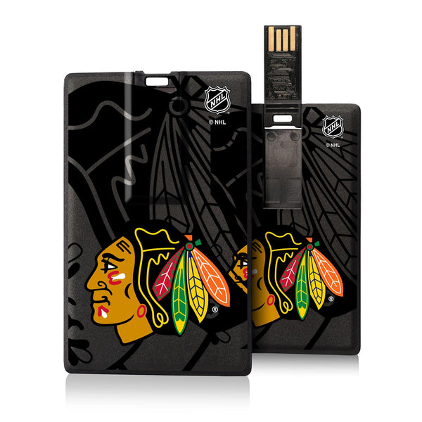 Chicago Blackhawks Tilt Credit Card USB Drive 32GB