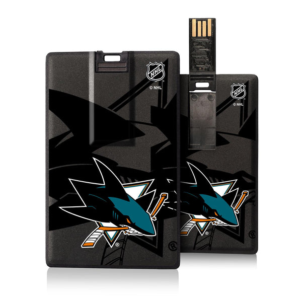 San Jose Sharks Tilt Credit Card USB Drive 32GB