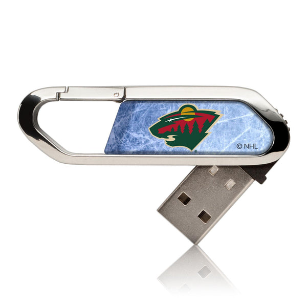 Minnesota Wild Ice USB 32GB Clip Style Flash Drive