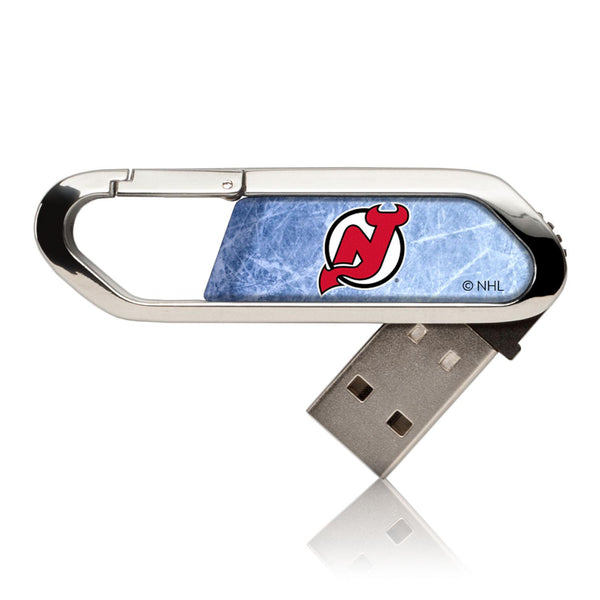 New Jersey Devils Ice USB 32GB Clip Style Flash Drive