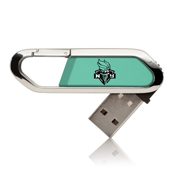 New York Liberty Solid USB 32GB Clip Style Flash Drive